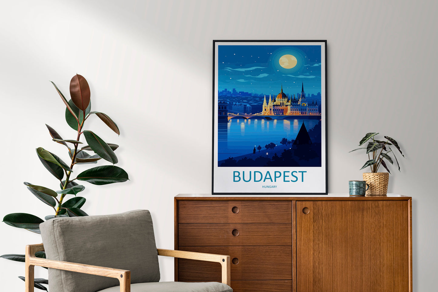 Budapest Travel Print Wall Art Budapest Wall Hanging Home Décor Budapest Gift Art Lovers Hungary Art Lover Gift Budapest Wall Décor