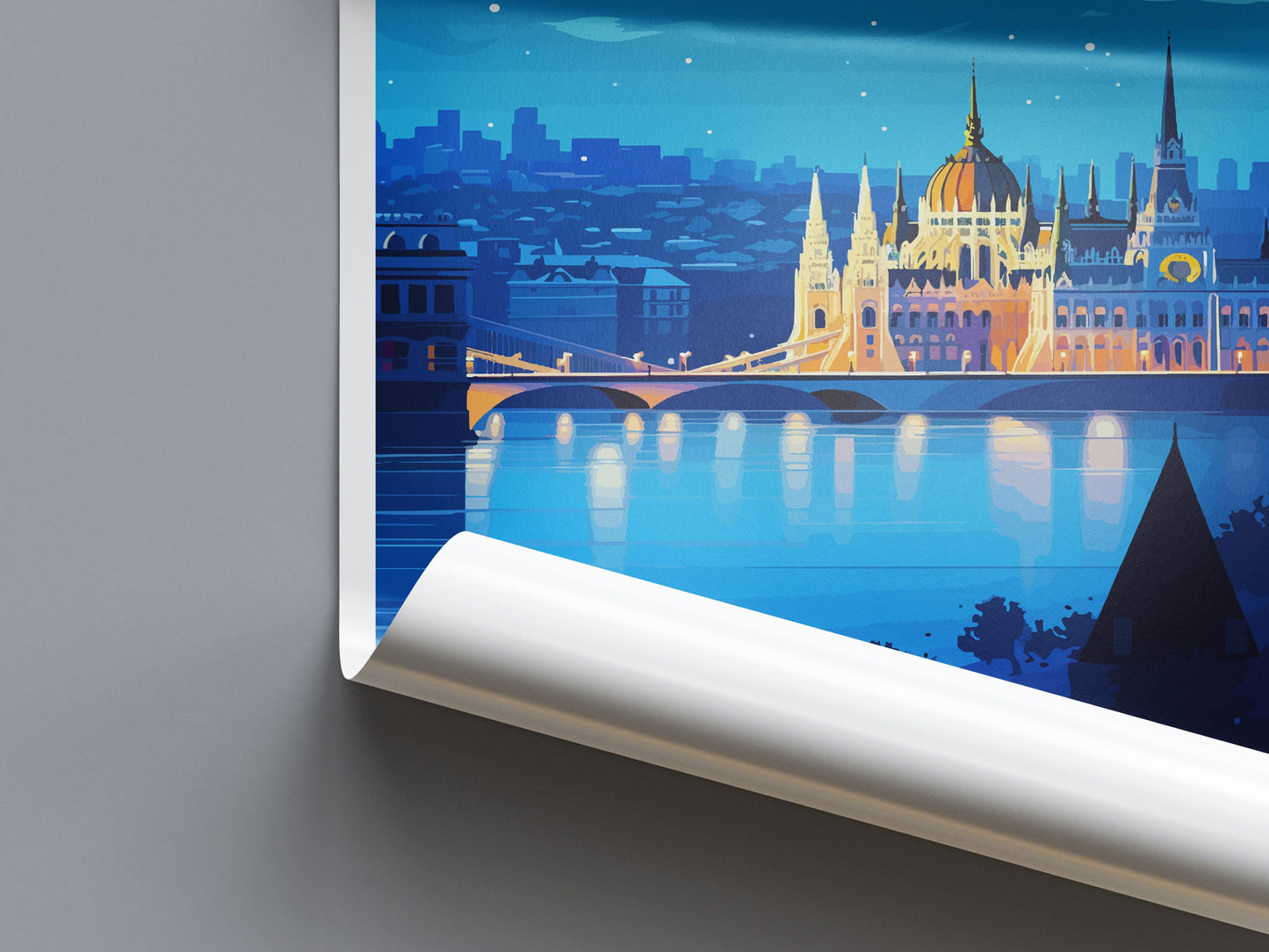 Budapest Travel Print Wall Art Budapest Wall Hanging Home Décor Budapest Gift Art Lovers Hungary Art Lover Gift Budapest Wall Décor