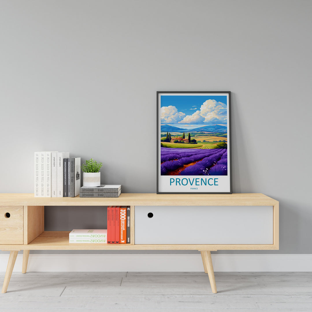 Provence Travel Print Wall Art Provence Wall Hanging Home Décor Provence Gift Art Lovers France Art Lover Gift Provence Art Provence Art