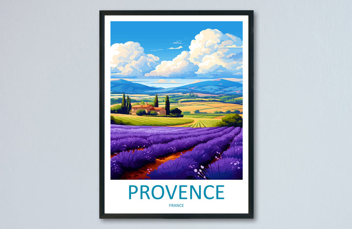Provence Travel Print Wall Art Provence Wall Hanging Home Décor Provence Gift Art Lovers France Art Lover Gift Provence Art Provence Art