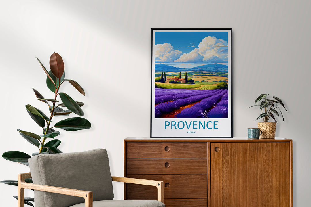 Provence Travel Print Wall Art Provence Wall Hanging Home Décor Provence Gift Art Lovers France Art Lover Gift Provence Art Provence Art