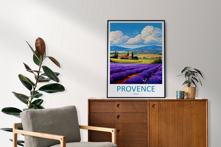 Provence Travel Print Wall Art Provence Wall Hanging Home Décor Provence Gift Art Lovers France Art Lover Gift Provence Art Provence Art