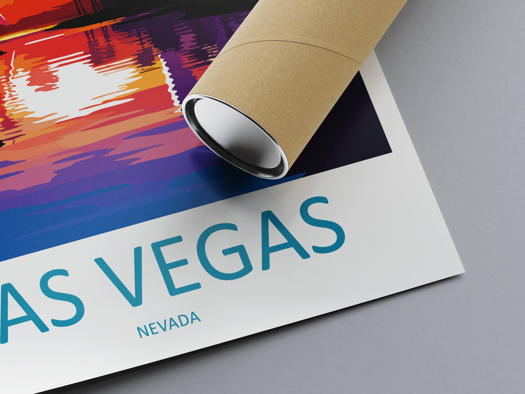 Las Vegas Travel Print Wall Art Las Vegas Wall Hanging Home Décor Las Vegas Gift Art Lovers Nevada Art Lover Gift Las Vegas Wall Décor