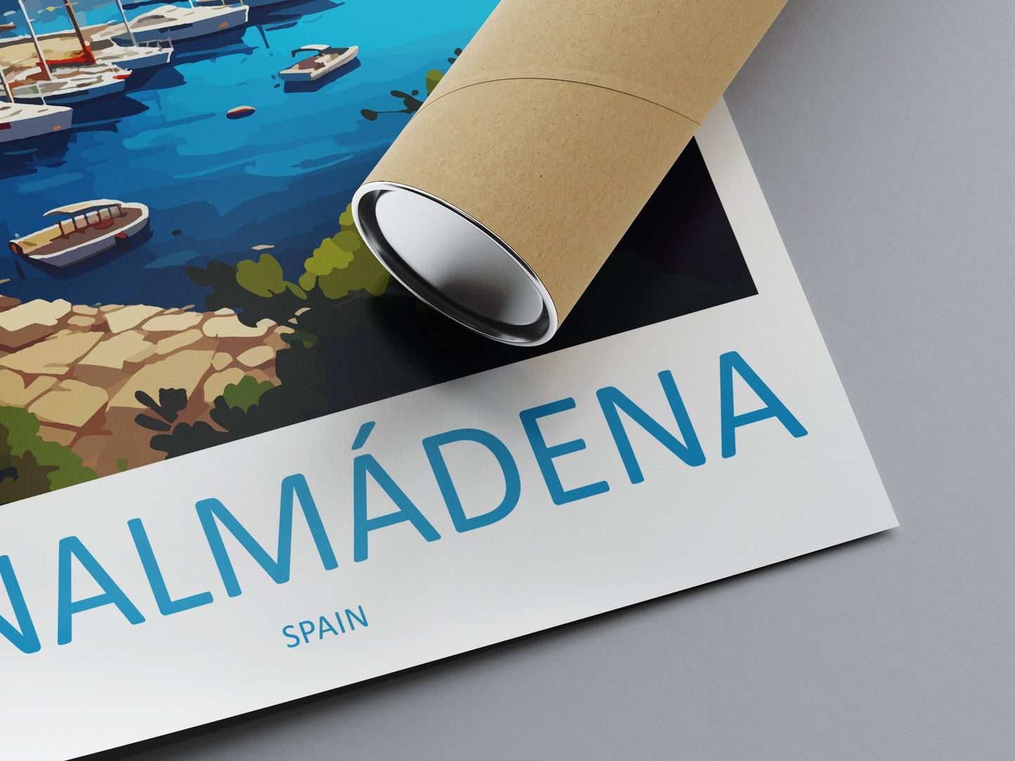 Benalmádena Travel Print Wall Art Benalmádena Wall Hanging Home Décor Benalmádena Gift Art Lovers Spain Art Lover Gift Print