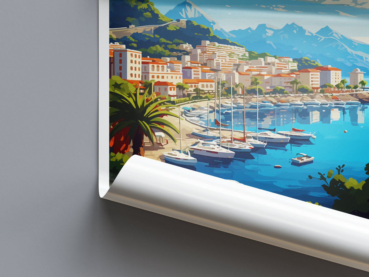 Benalmádena Travel Print Wall Art Benalmádena Wall Hanging Home Décor Benalmádena Gift Art Lovers Spain Art Lover Gift Print
