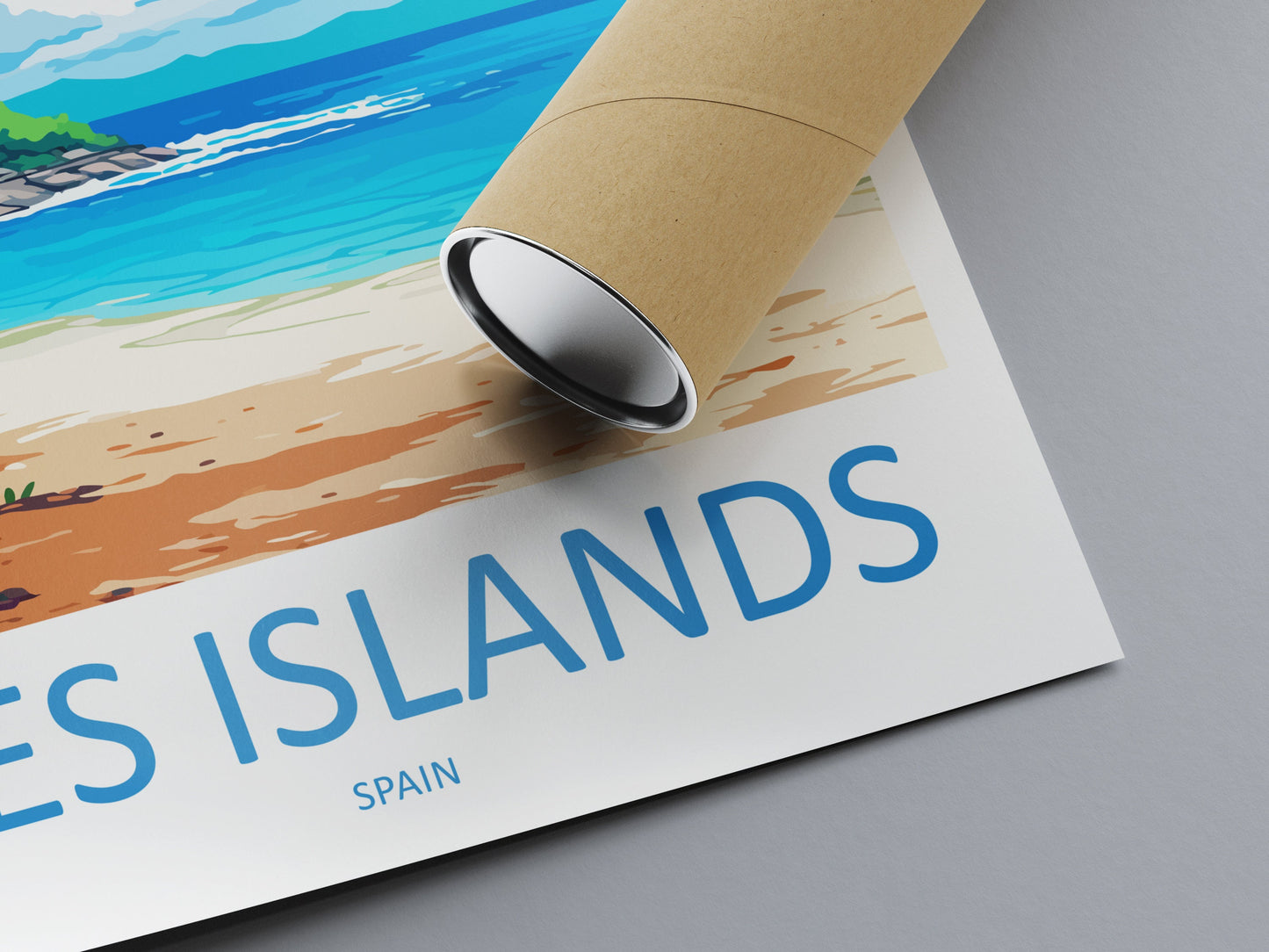 Cíes Islands Travel Print Wall Art Cíes Islands Wall Hanging Home Décor Cíes Islands Gift Art Lovers Spain Art Lover Gift Cíes Islands Print