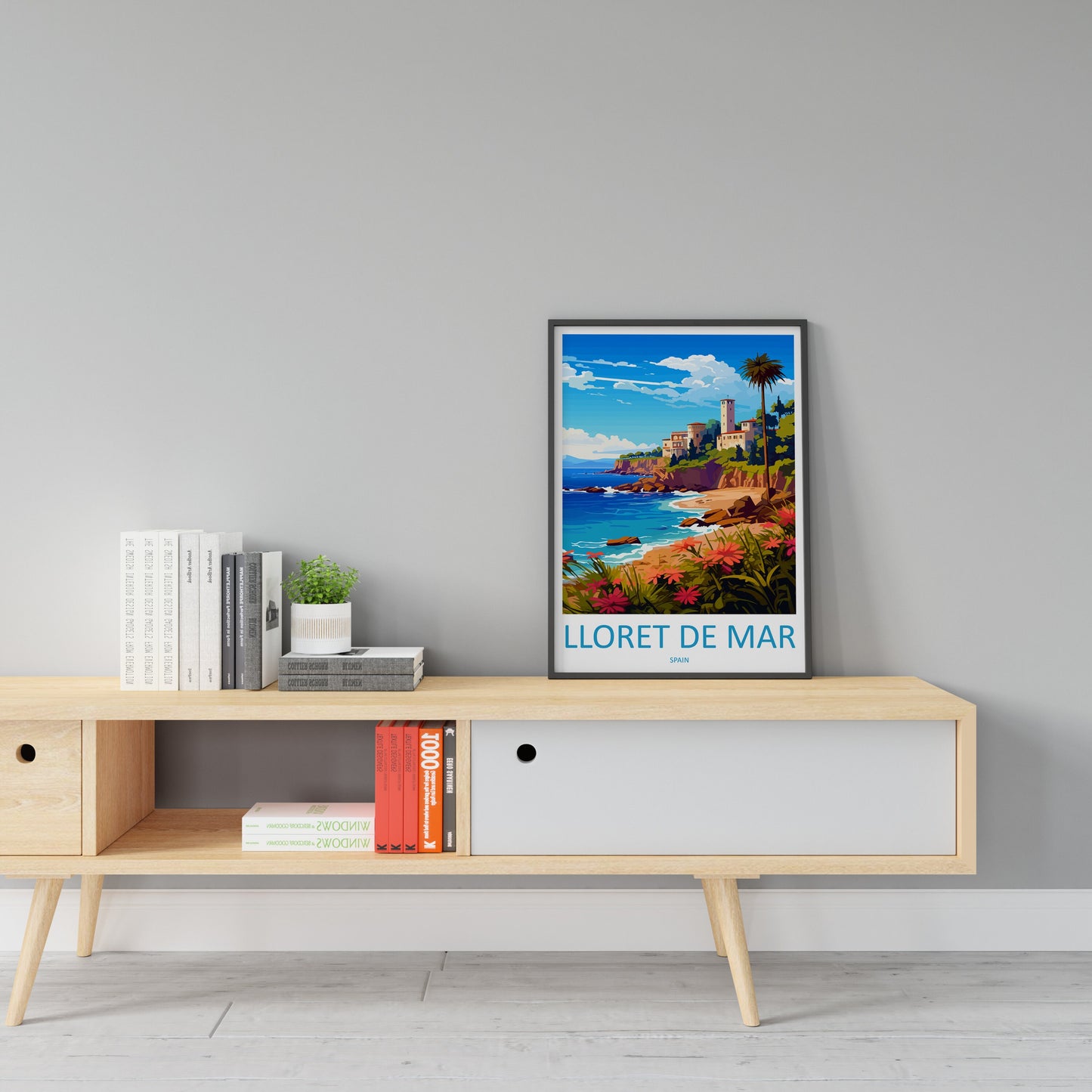Lloret De Mar Travel Print Wall Art Lloret De Mar Wall Hanging Home Décor Lloret De Mar Gift Art Lovers Spain Art Lover Gift Lloret De Mar