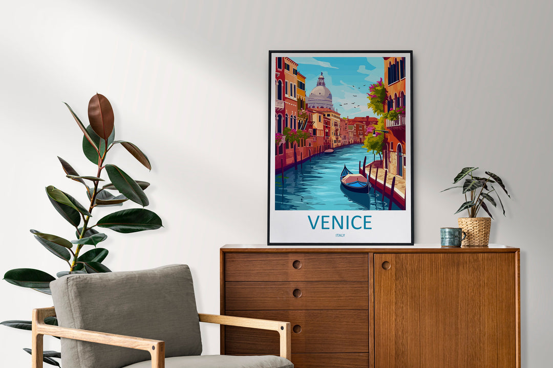 Venice Travel Print Wall Art Venice Italy Wall Hanging Home Decoration Venice Gift Art Lovers Wall Art Print Venice Italy St. Mark's Square