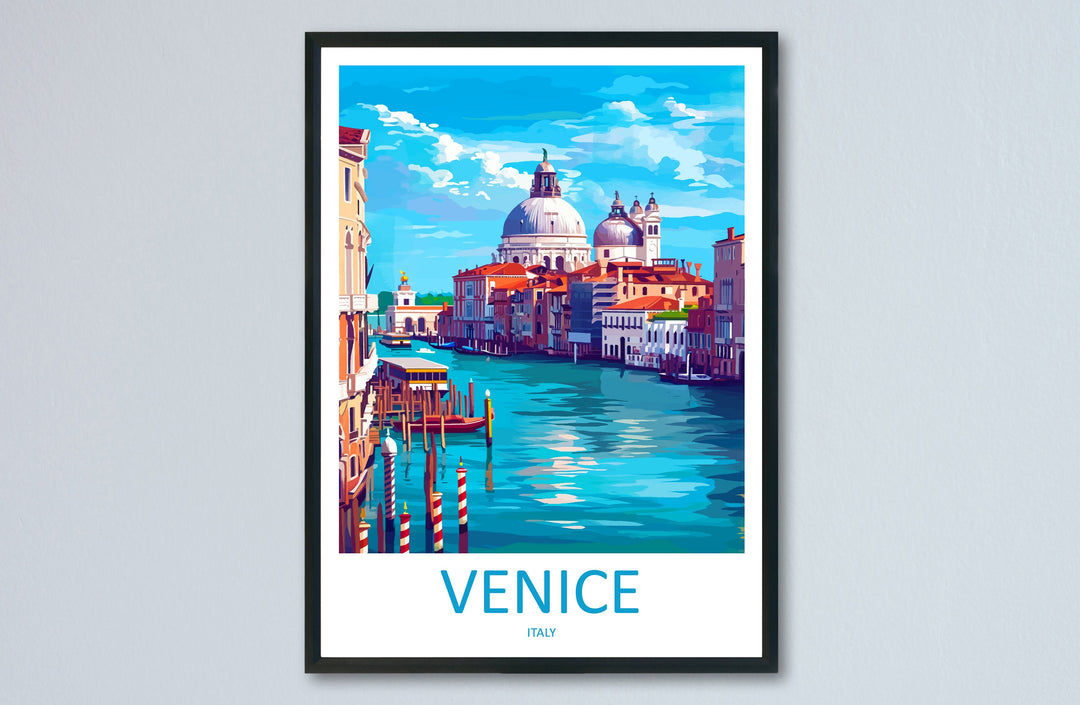 Venice Travel Print Wall Art Venice Italy Wall Hanging Home Decoration Venice Gift Art Lovers Wall Art Print Venice Italy St. Mark's Square
