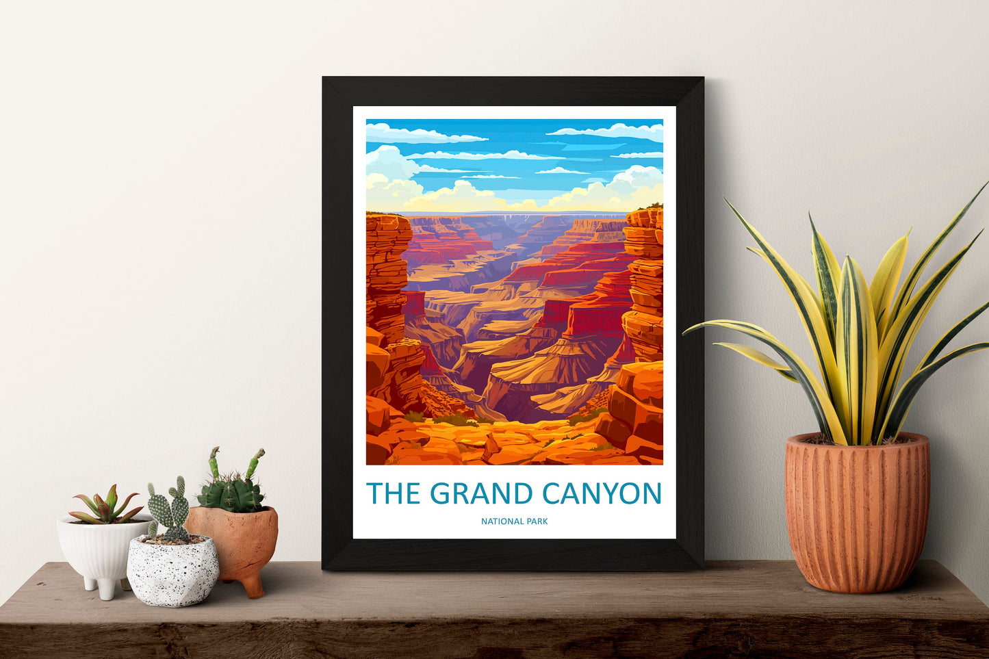 Grand Canyon National Park Travel Print Wall Art Grand Canyon Wall Hanging Home Décor Grand Canyon Gift Art Lovers Arizona Art Lover Gift