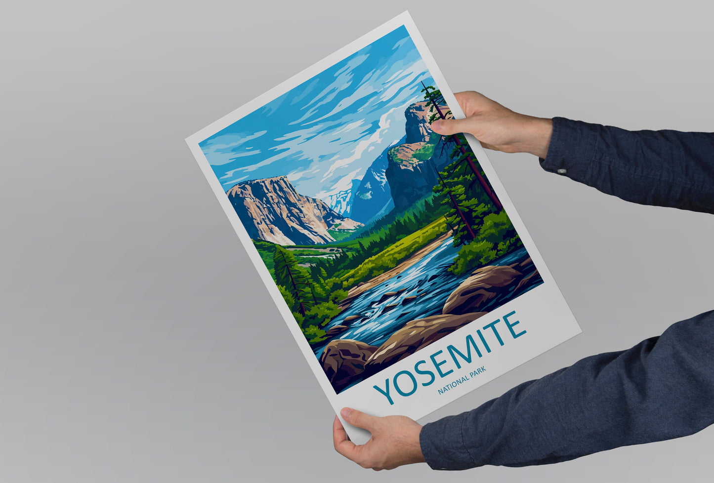 Yosemite Travel Print Wall Art Yosemite Wall Hanging Home Decor National Park Gift Yosemite Lovers National Park Wall Yosemite National Park