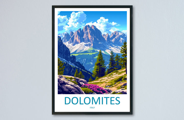 Dolomites Travel Print Dolomites Home Décor Dolomitic Alps Art Print Dolomite Mountains Room Print For Italian Mountains Gift Art Poster Art