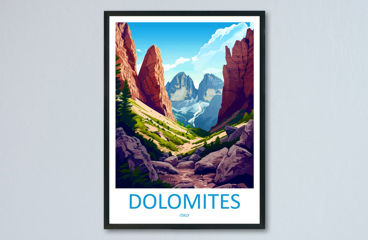 Dolomites Travel Print Dolomites Home Décor Dolomitic Alps Art Print Dolomite Mountains Room Print For Italian Mountains Gift Art Poster Art