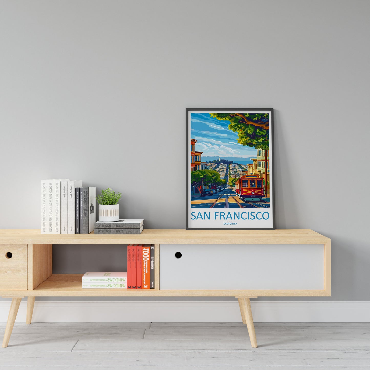 San Francisco Travel Print Wall Art San Francisco Wall Hanging Home Décor San Francisco Gift Art Lovers California Art Lover Gift