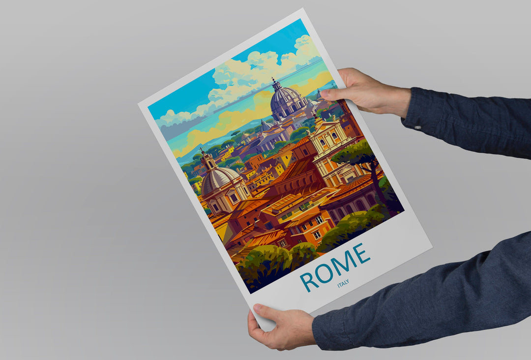 Rome Travel Print Wall Art Rome Wall Hanging Home Décor Rome Gift Art Lovers Italy Art Lover Gift Rome Print Italy Wall Art Decor