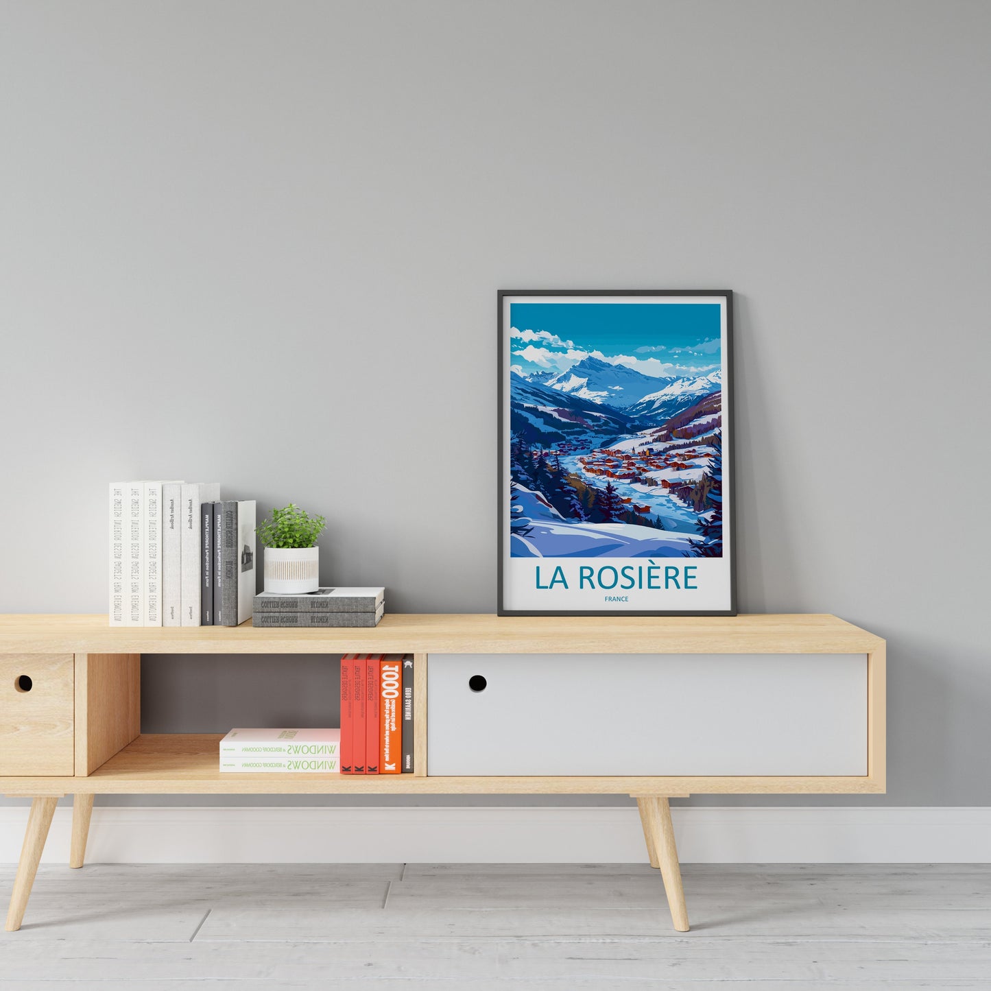 La Rosière Travel Print Wall Art La Rosière Wall Hanging Home Deco La Rosière Gift Art Lovers Wall Art Print Art La Rosière Wall Hanging Art