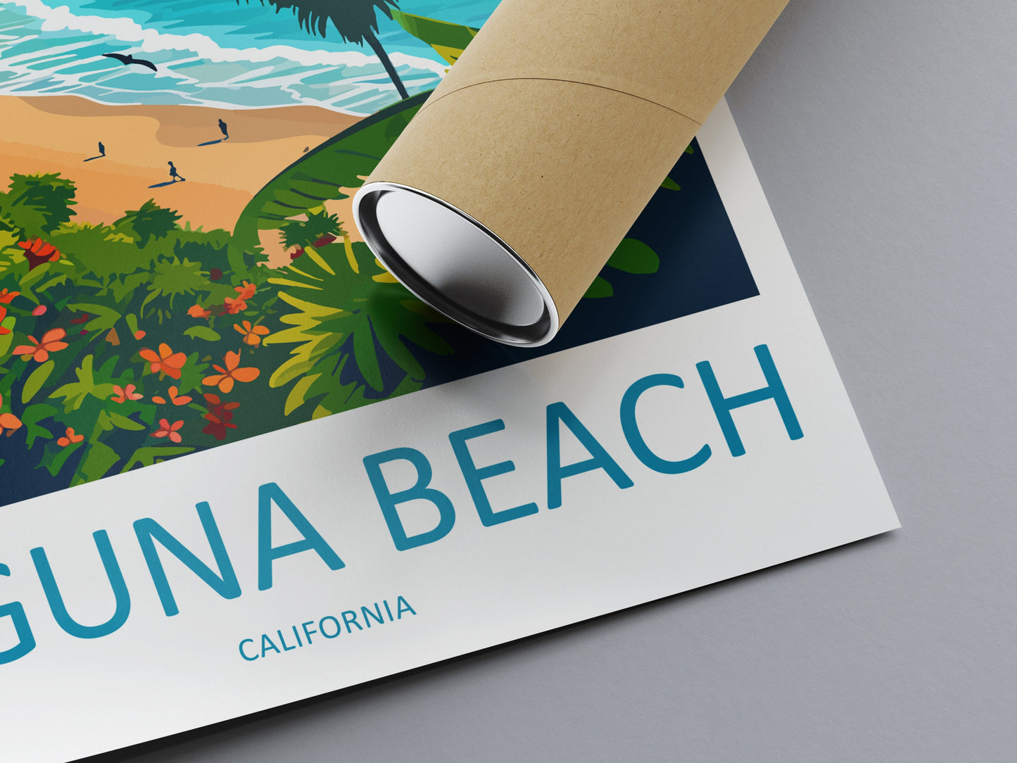Laguna Beach Travel Print Wall Art Laguna Beach Wall Hanging Home Décor Laguna Beach Gift Art Lovers California Art Lover Gift
