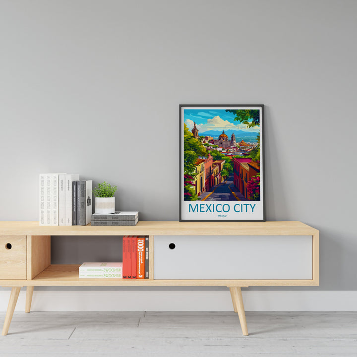Mexico City Travel Print Wall Art Mexico City Wall Hanging Home Decoration Mexico City Gift Art Lovers Wall Art Print Art Mexico City Print