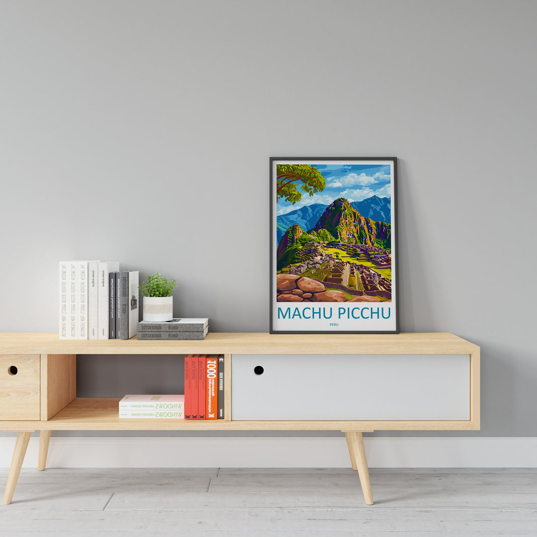 Machu Picchu Travel Print Wall Art Machu Picchu Wall Hanging Home Décor Machu Picchu Gift Art Lovers Peru Art Lover Gift Peru