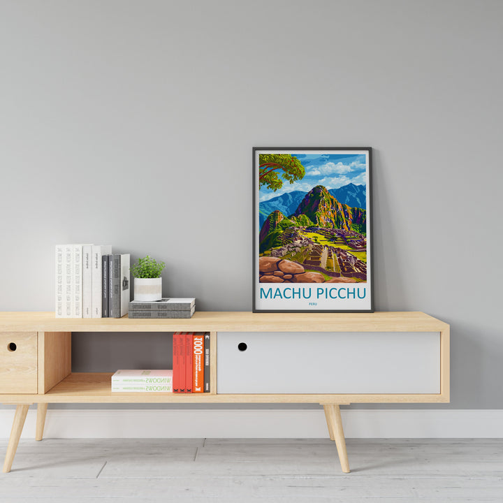 Machu Picchu Travel Print Wall Art Machu Picchu Wall Hanging Home Décor Machu Picchu Gift Art Lovers Peru Art Lover Gift Peru