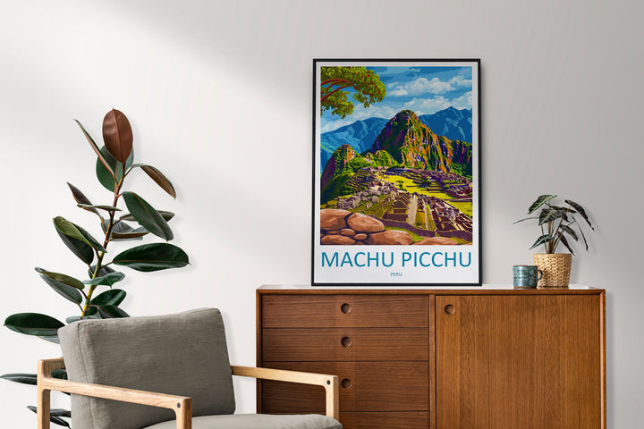 Machu Picchu Travel Print Wall Art Machu Picchu Wall Hanging Home Décor Machu Picchu Gift Art Lovers Peru Art Lover Gift Peru