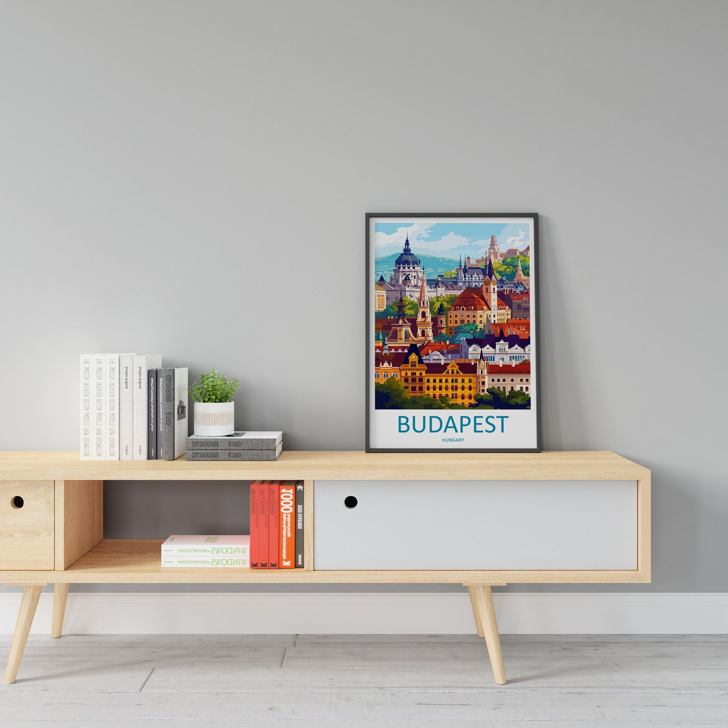 Budapest Travel Print Wall Art Budapest Wall Hanging Home Décor Budapest Gift Art Lovers Hungary Art Lover Gift Budapest Wall Décor