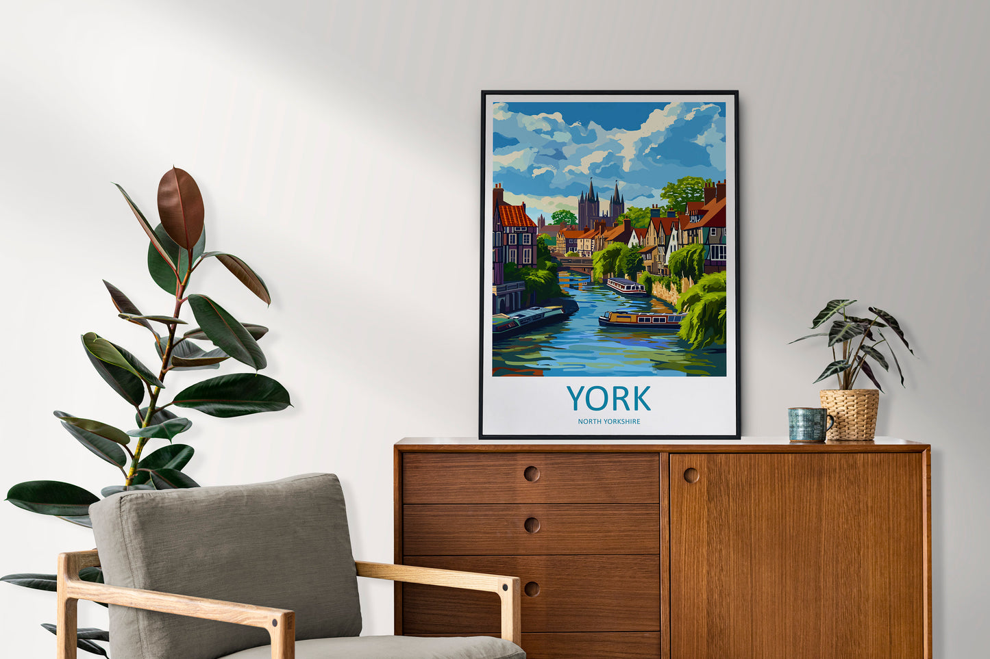 York Travel Print Wall Art York Wall Hanging Home Décor York Gift Art Lovers England Art Lover Gift Print Artwork Yorkshire Art