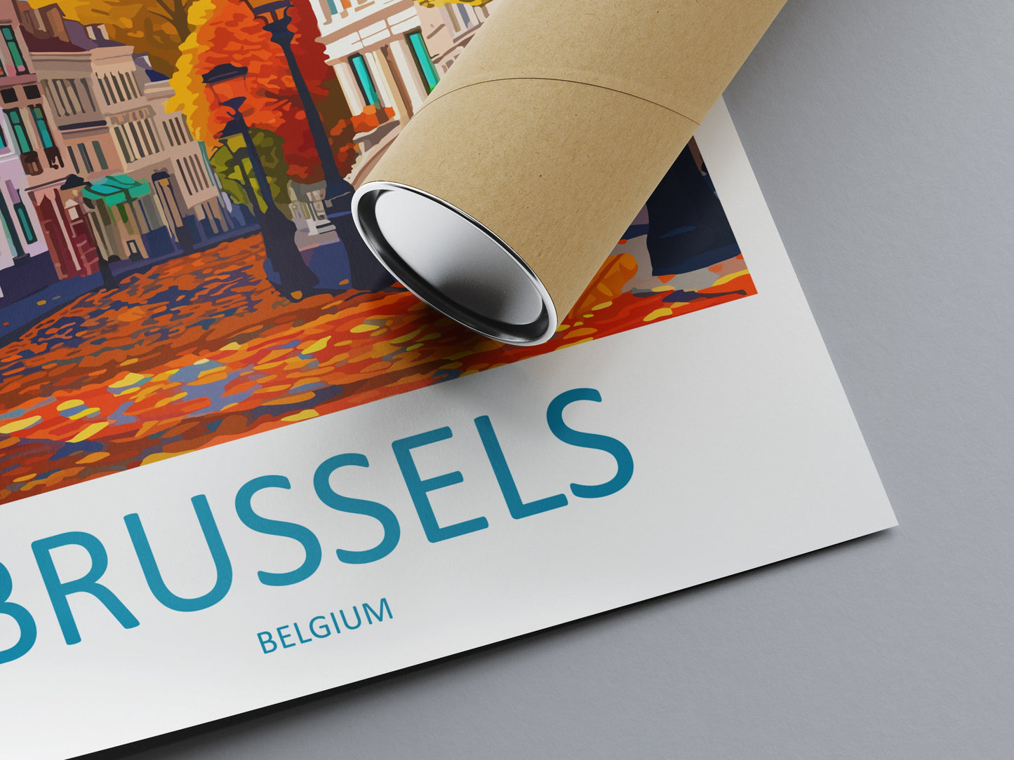 Brussels Travel Print Wall Art Brussels Wall Hanging Home Décor Brussels Gift Art Lovers Belgium Art Lover Gift Brussels Wall Décor