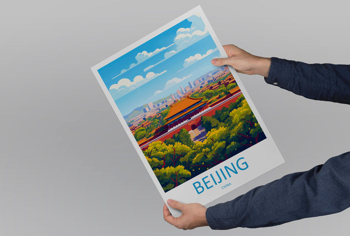 Beijing Travel Print Wall Art Beijing Wall Hanging Home Décor Gift Beijing Art Lovers China Beijing Art Gift Lover Print