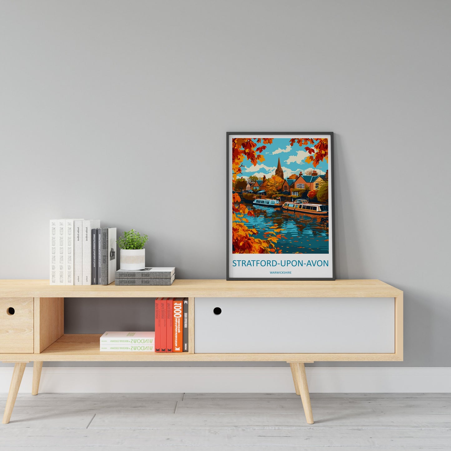 Stratford-upon-avon Travel Print Wall Art Stratford-upon-avon Wall Hanging Home Décor Stratford-upon-avon Gift Art Lovers England Art Lover