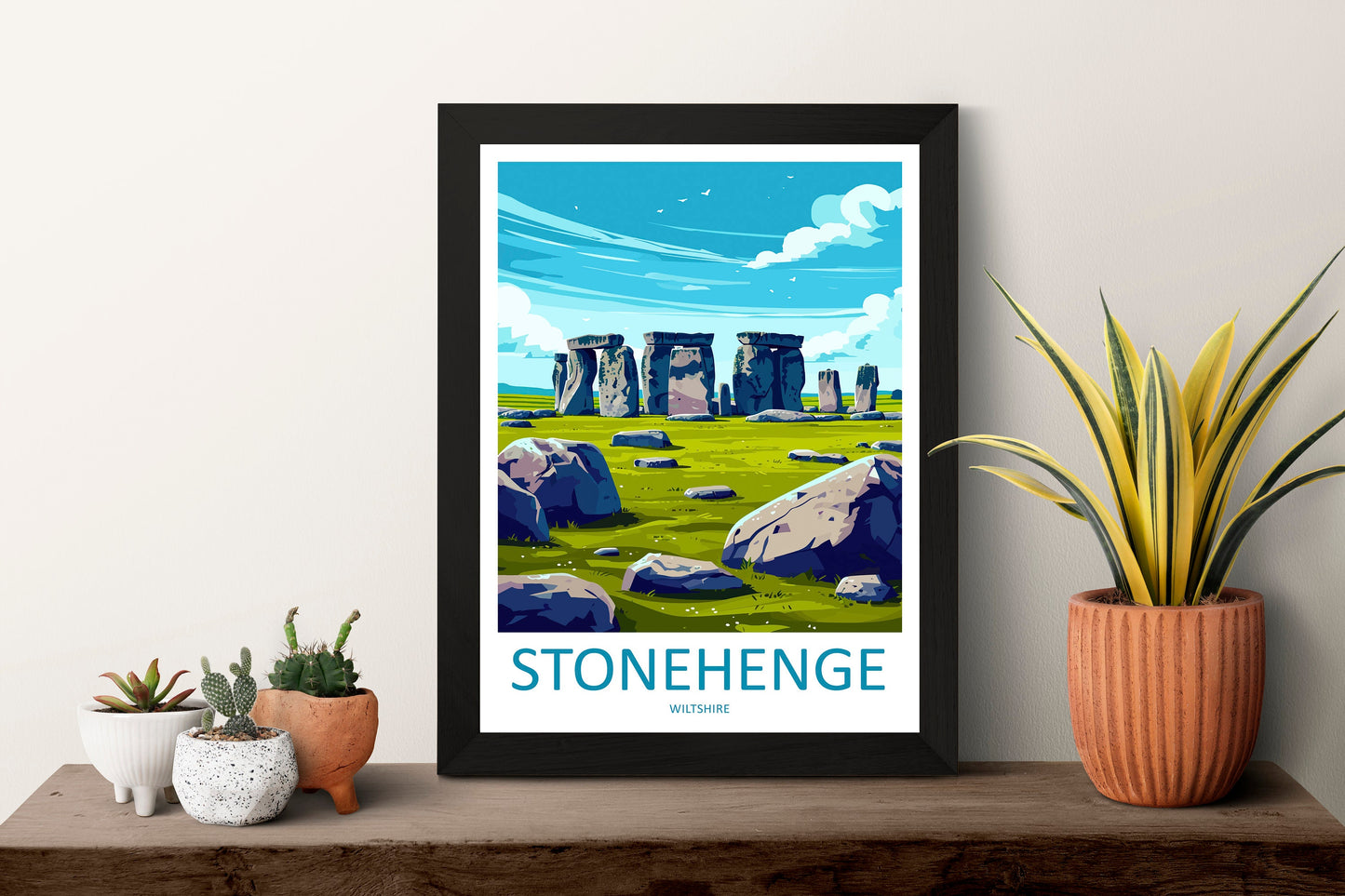Stonehenge Travel Print Wall Art Stonehenge Wall Hanging Home Decor Stonehenge Gift Art Lovers Wall Art Print Stonehenge Art