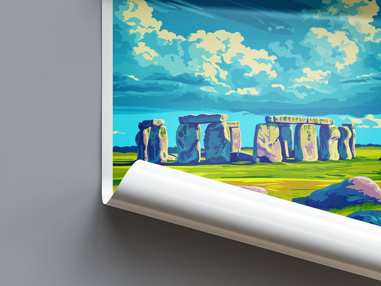 Stonehenge Travel Print Wall Art Stonehenge Wall Hanging Home Decor Stonehenge Gift Art Lovers Wall Art Print Stonehenge Art