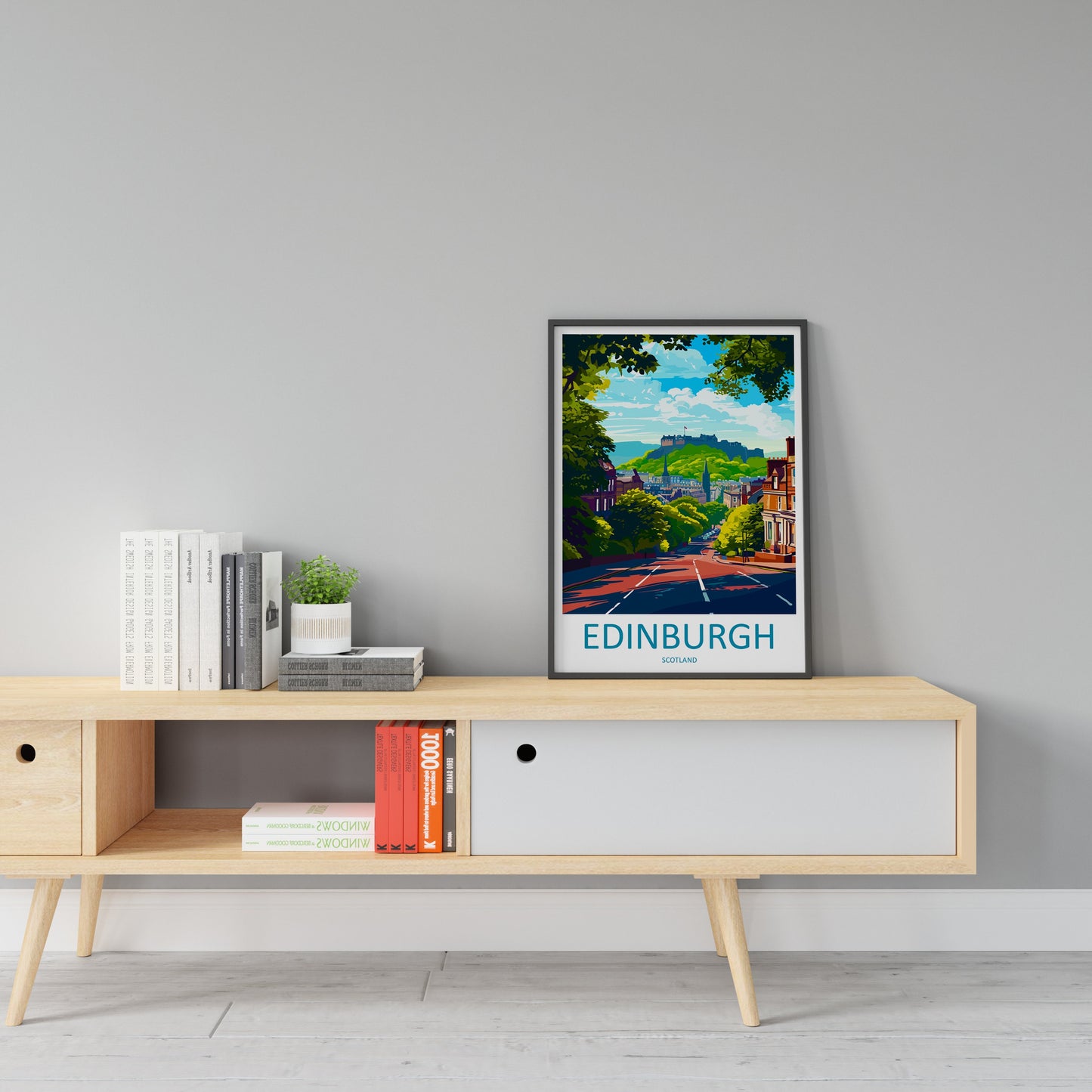 Edinburgh Cityscape Print Edinburgh Home Decor European City Art Print Edinburgh Wall Art Scotland Enthusiast Gift Wall Hanging Edinburgh