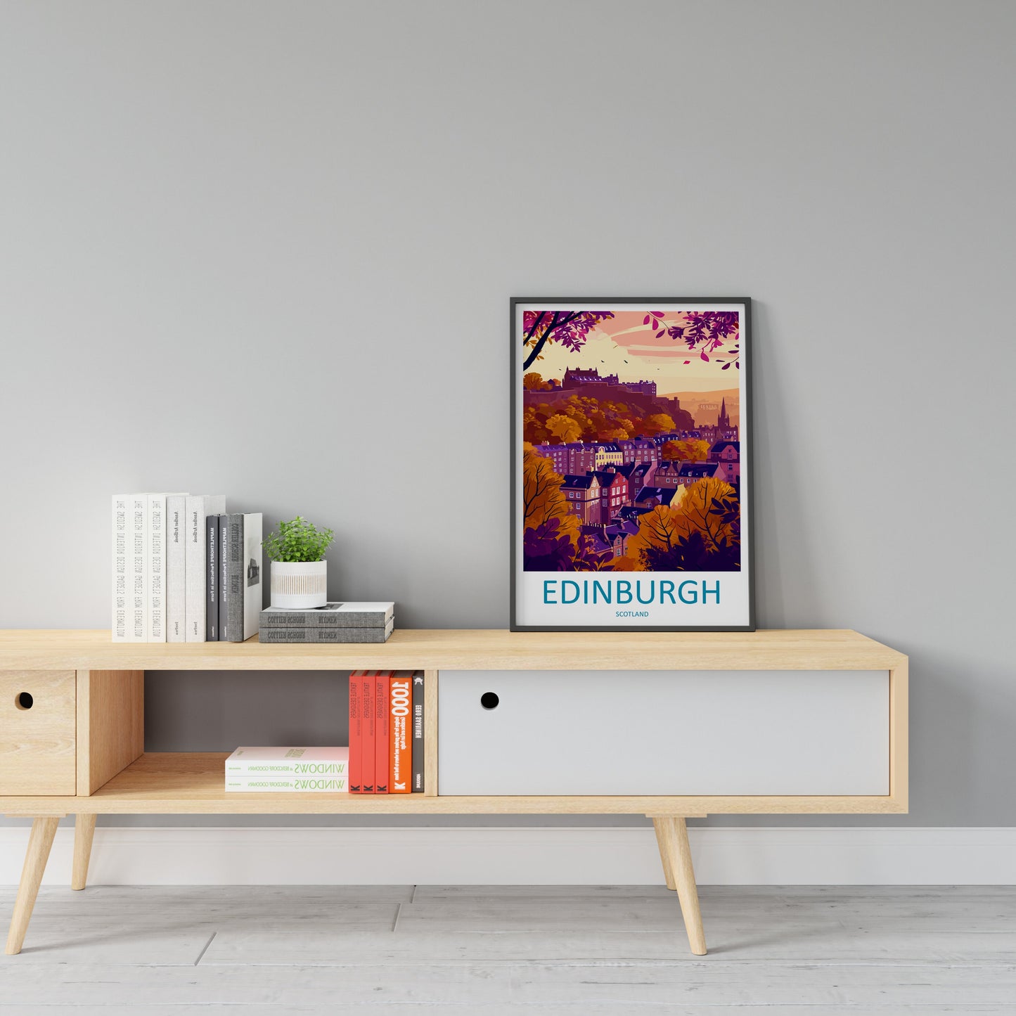 Edinburgh Cityscape Print Edinburgh Home Decor European City Art Print Edinburgh Wall Art Scotland Enthusiast Gift Wall Hanging Edinburgh
