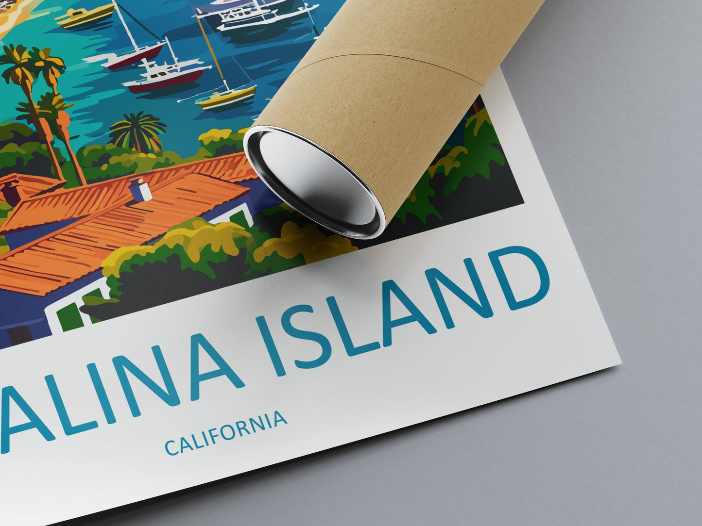 Catalina Island Travel Print Wall Art Catalina Island Wall Hanging Home Décor Catalina Island Gift Art Lovers California Art Lover Gift