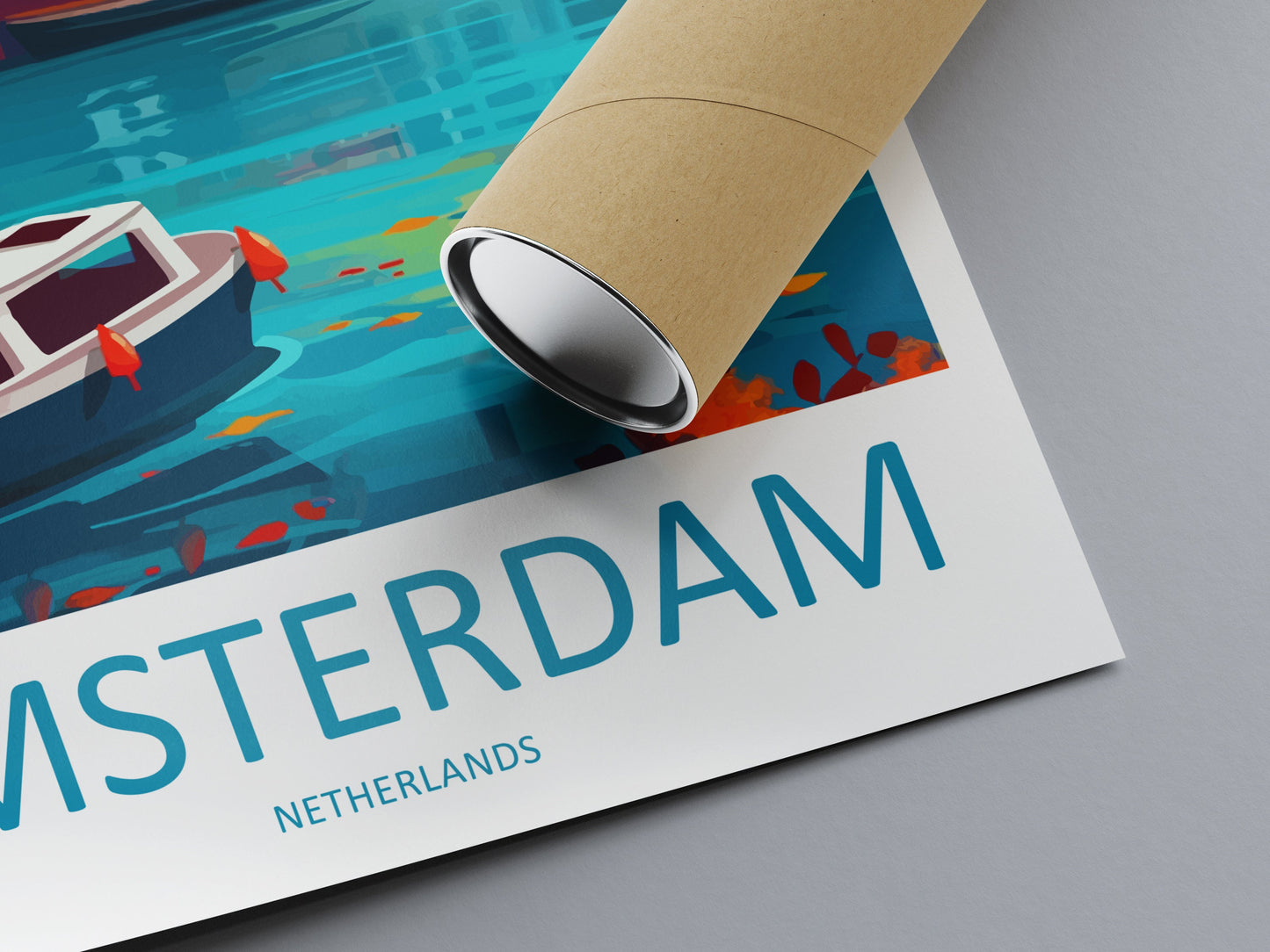 Amsterdam Travel Print Wall Art Amsterdam Wall Hanging Home Décor Amsterdam Gift Art Lovers Netherlands Art Lover Gift Amsterdam Decor