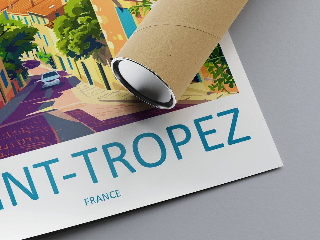 Saint-Tropez Print Saint-Tropez Home Decor Cityscape Art Print Saint-Tropez Wall Art Travel Enthusiast Gift Wall Hanging Saint-Tropez France
