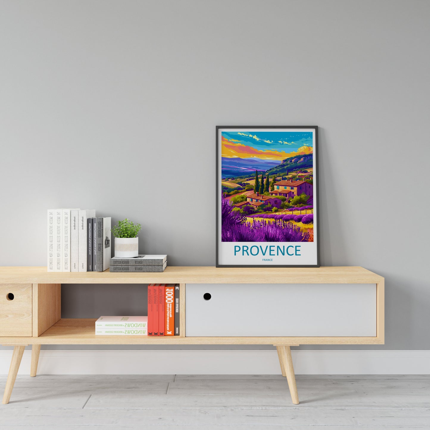 Provence Travel Print Wall Art Provence Wall Hanging Home Décor Provence Gift Art Lovers France Art Lover Gift Provence Art Provence Art