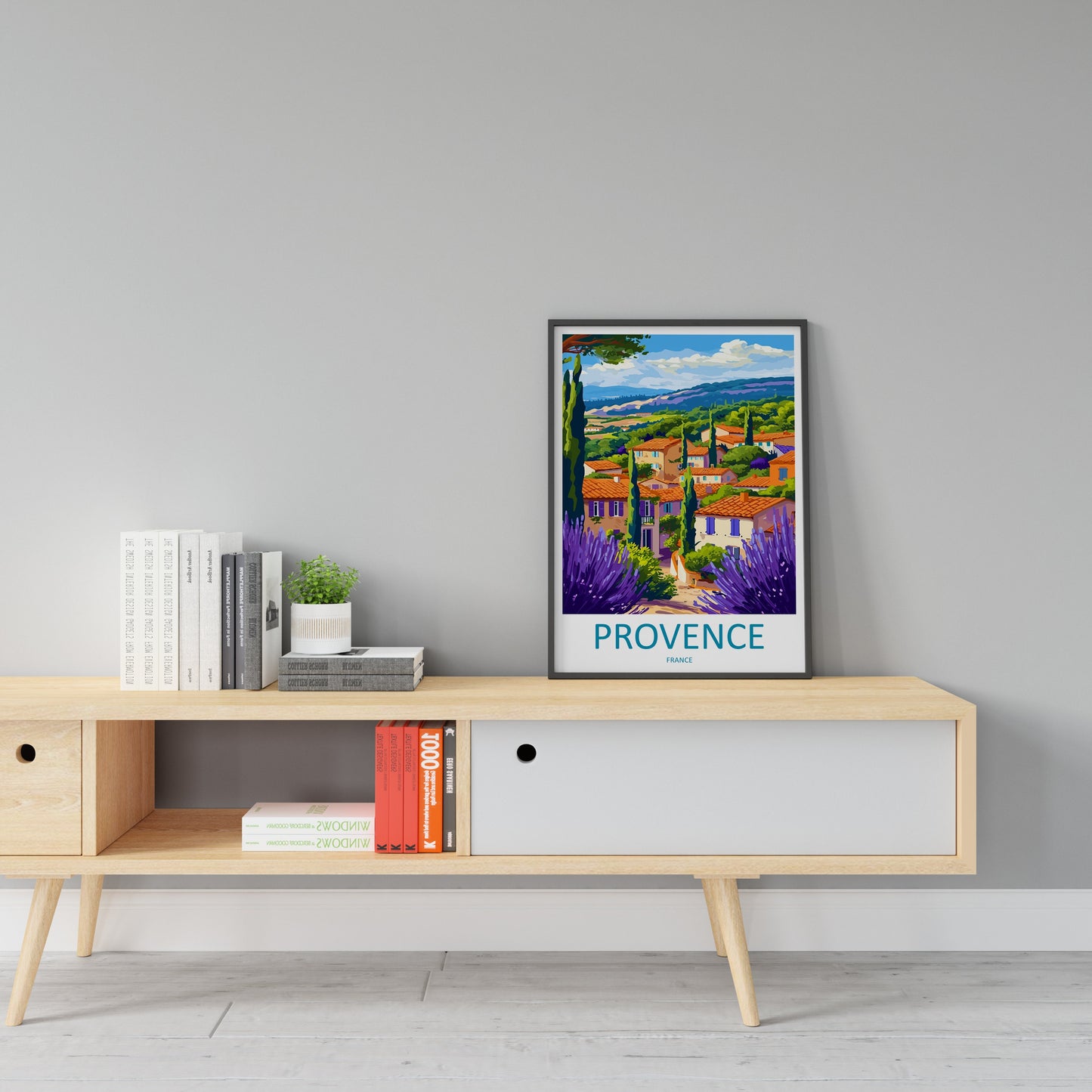 Provence Travel Print Wall Art Provence Wall Hanging Home Décor Provence Gift Art Lovers France Art Lover Gift Provence Art Provence Art