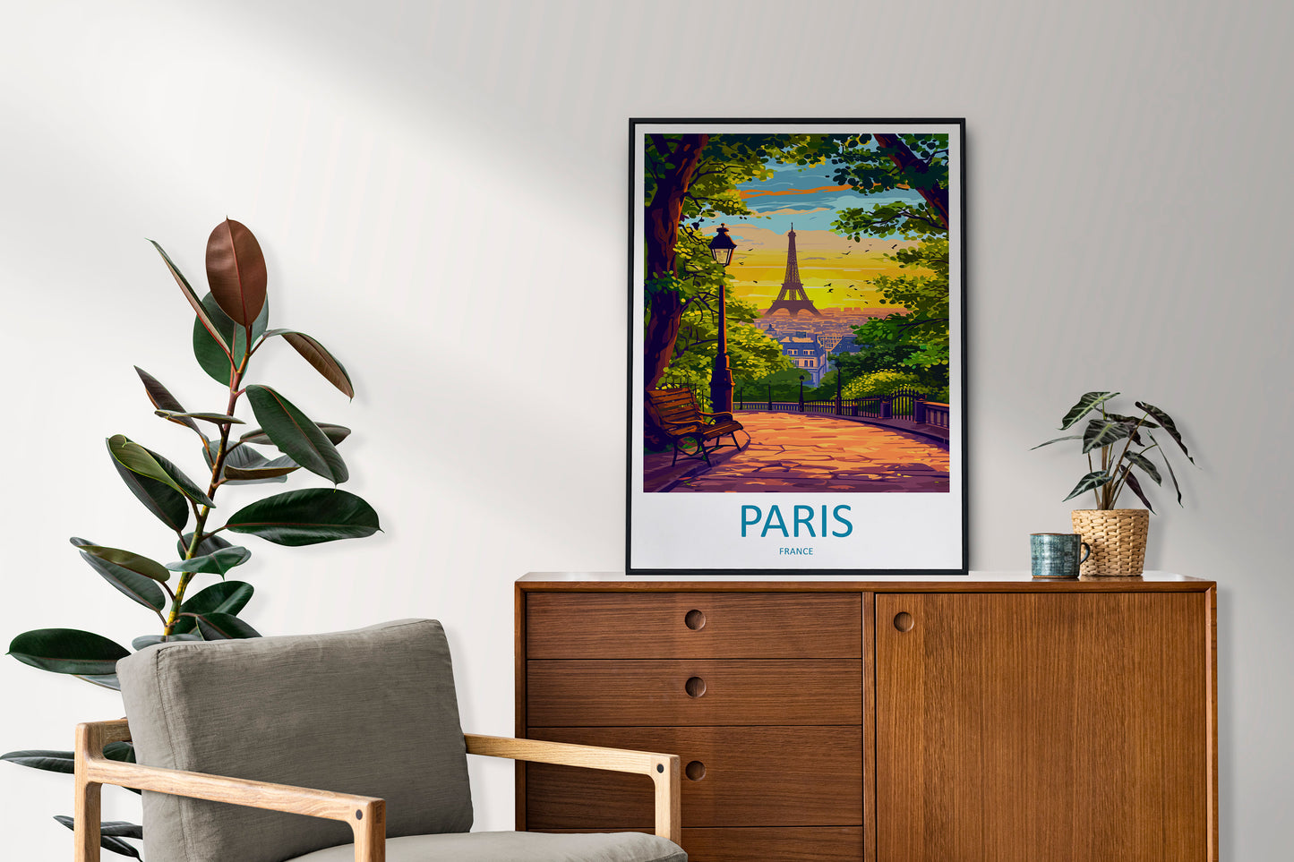 Paris Travel Print Wall Art Paris Wall Hanging Home Décor Paris Gift Art Lovers France Art Lover Gift Paris Print France Wall Art Décor