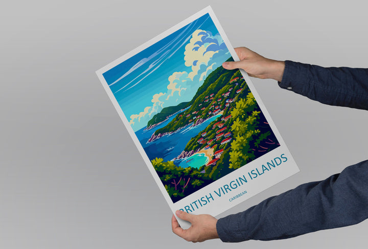 British Virgin Islands Travel Print Wall Art British Virgin Islands Wall Hanging Home Décor British Virgin Islands Gift Art Lovers Wall Art