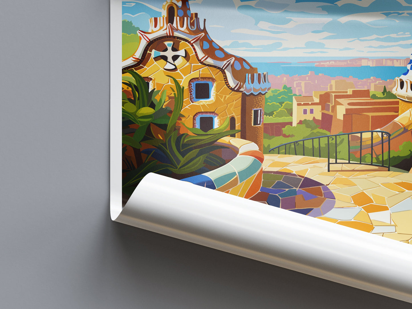 Barcelona Travel Print Wall Art Barcelona Wall Hanging Home Décor Barcelona Gift Art Lovers Spain Art Lover Gift Barcelona Print Spain Art