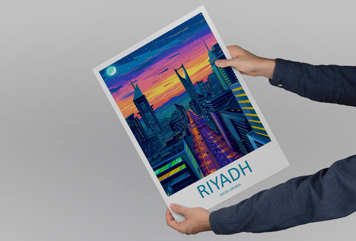 Riyadh Travel Print Wall Art Riyadh Wall Hanging Home Décor Riyadh Gift Art Lovers Saudi Arabia Art Lover Gift Riyadh