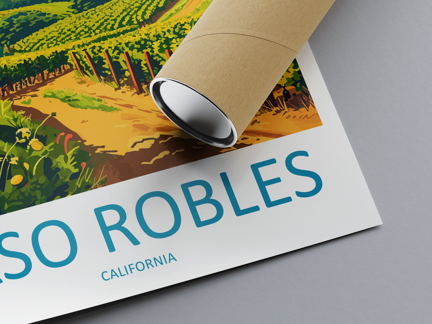 Paso Robles Travel Print Wall Art Paso Robles Wall Hanging Home Décor Paso Robles Gift Art Lovers California Art Lover Gift