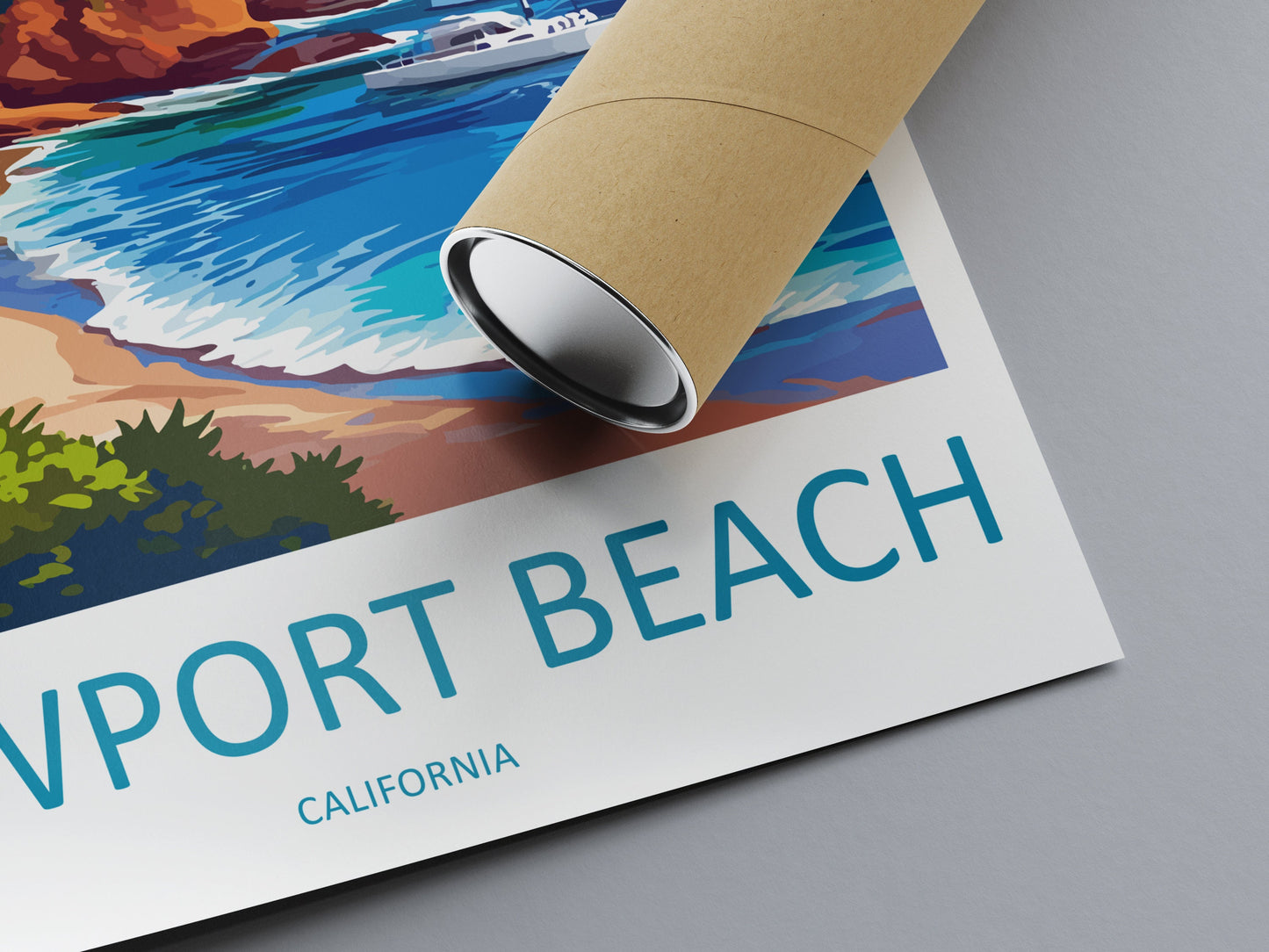 Newport Beach Travel Print Wall Art Newport Beach Wall Hanging Home Décor Newport Beach Gift Art Lovers California Art Lover Gift