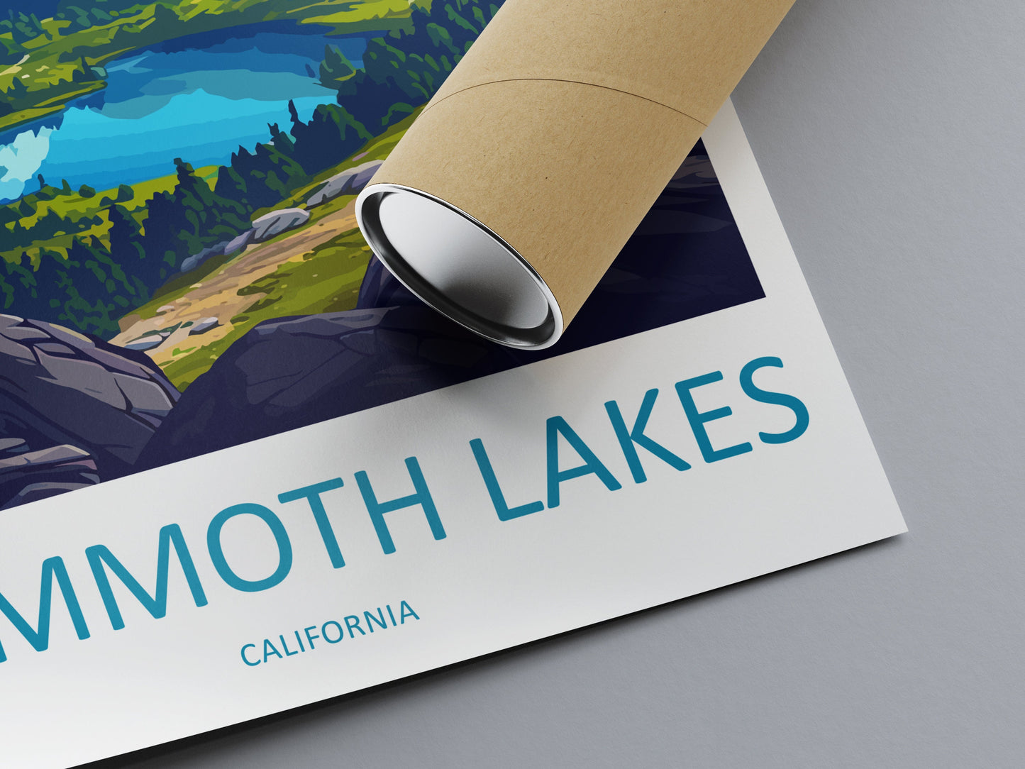 Lake Mammoth Travel Print Wall Art Lake Mammoth Wall Hanging Home Décor Lake Mammoth Gift Art Lovers California Art Lover Gift