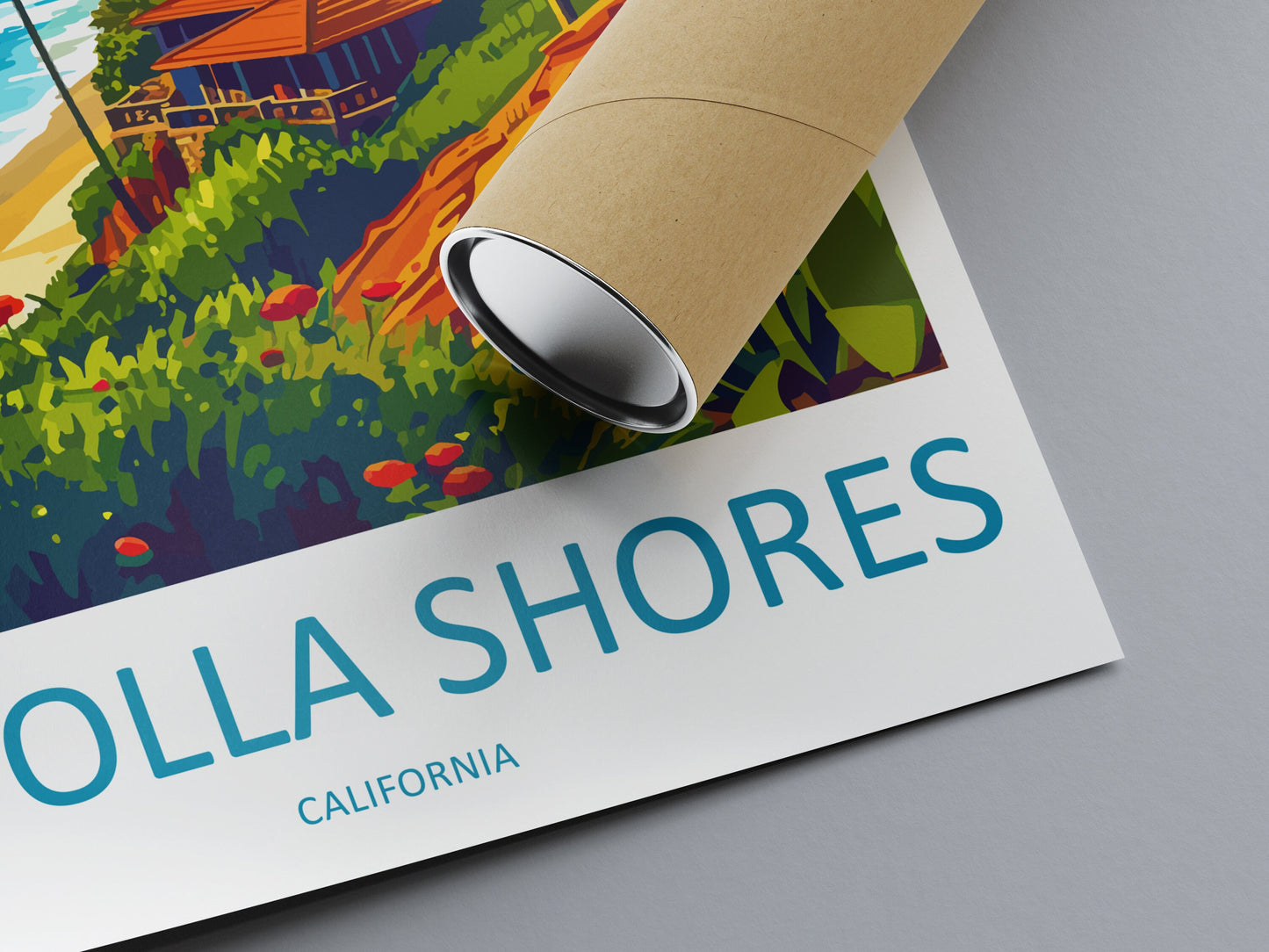 La Jolla Shore Travel Print Wall Art La Jolla Shore Wall Hanging Home Décor La Jolla Shore Gift Art Lovers California Art Lover Gift
