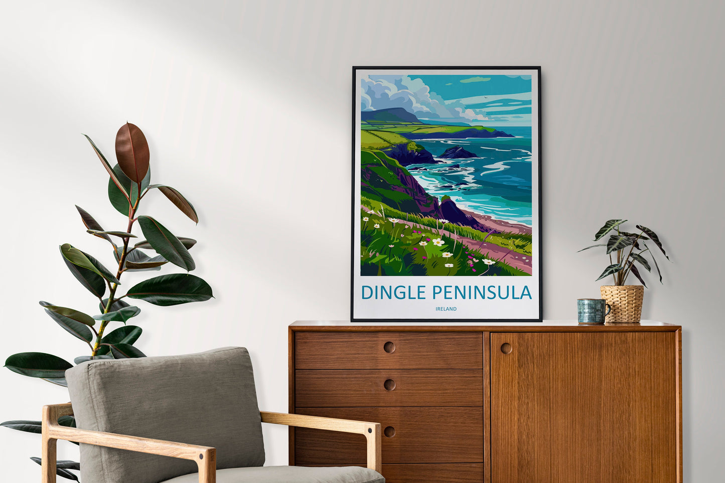 Dingle Peninsula Print Dingle Peninsula Home Decor Landscape Art Print Dingle Peninsula Wall Art for Ireland Enthusiast Gift Wall Hanging