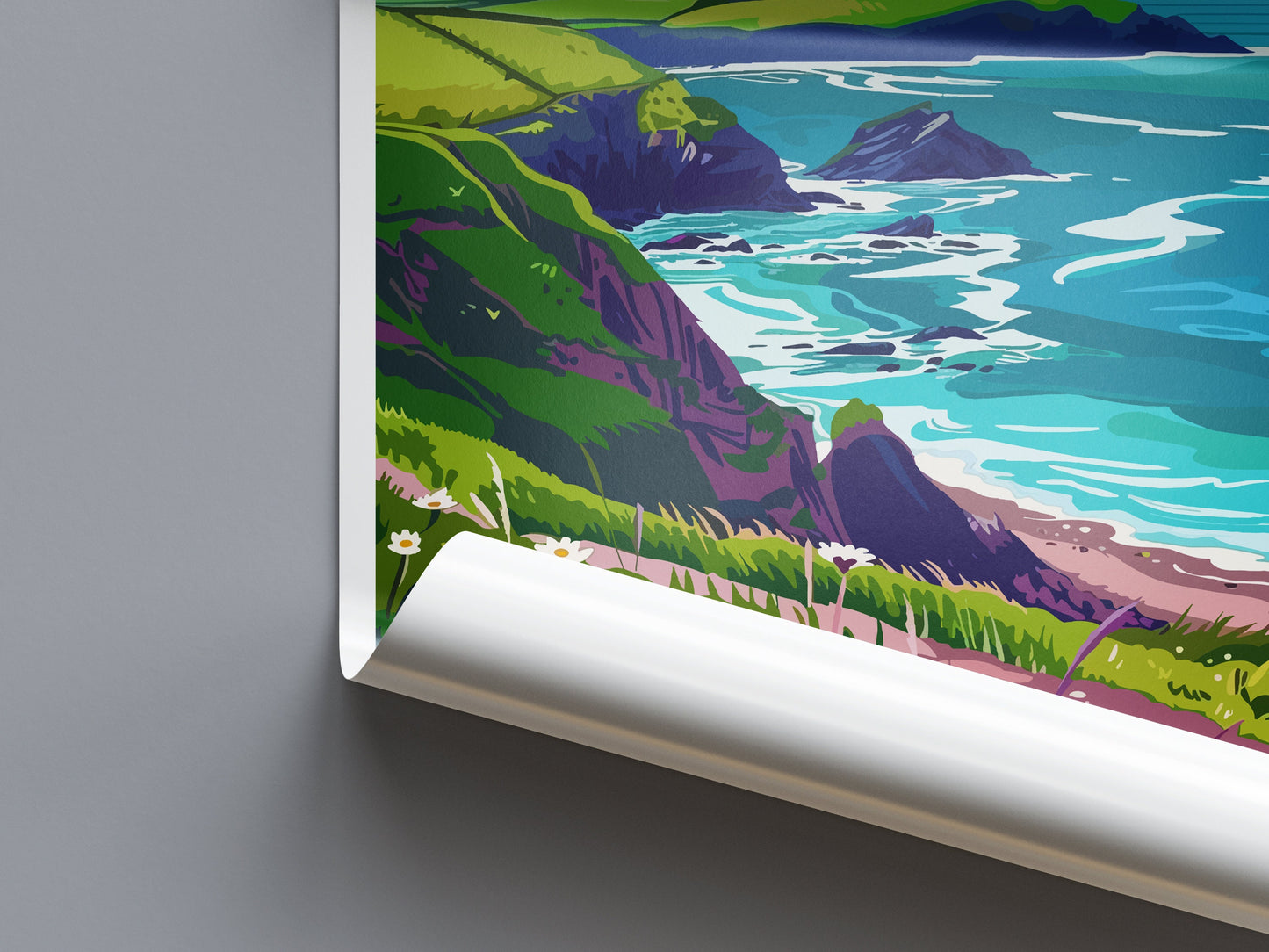 Dingle Peninsula Print Dingle Peninsula Home Decor Landscape Art Print Dingle Peninsula Wall Art for Ireland Enthusiast Gift Wall Hanging
