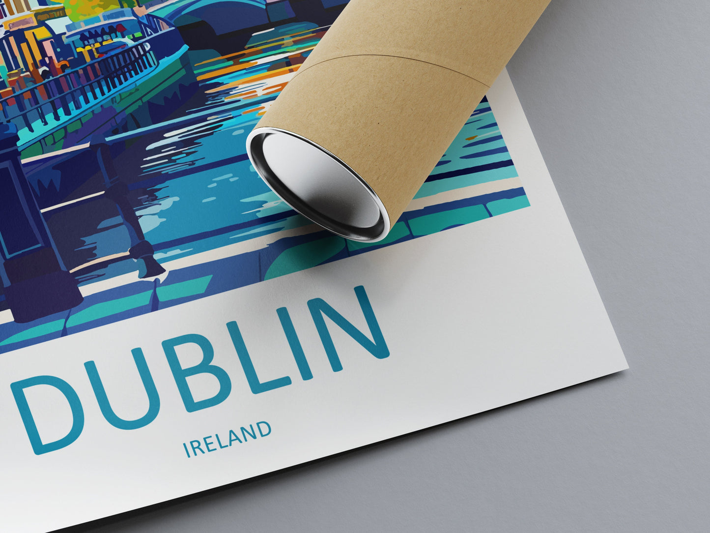 Dublin Skyline Print Dublin Home Decor Skyline City Art Print Dublin Wall Art for Ireland Enthusiast Gift Wall Hanging Dublin Ireland Print